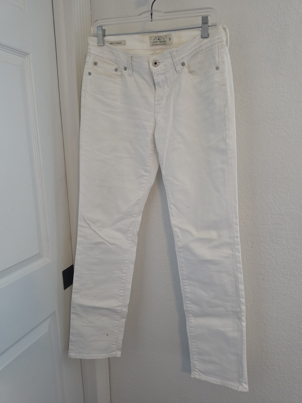 Lucky Brand White Straight Leg Women's Jeans